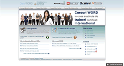 Desktop Screenshot of curs-word.ro